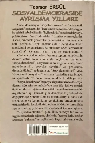 Sosyaldemokraside Ayrışma Yılları Teoman Ergül Gündoğan Yayınları