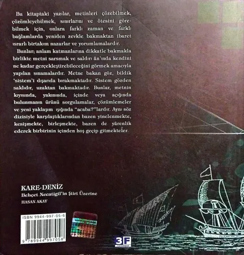 Kare-Deniz Behçet Necatigil'in Şiiri Üzerine Hasan Akay 3F Yayınevi