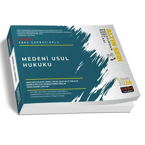 MEDENİ USUL HUKUKU