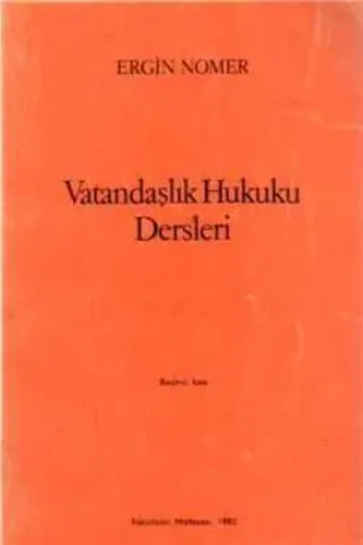 Vatandaşlık Hukuku Dersleri