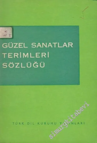 Güzel Sanatlar Terimleri Sözlüğü -        1968