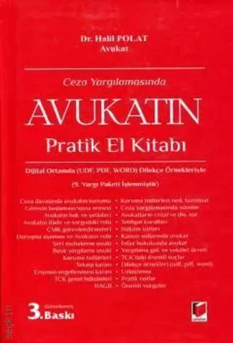 Ceza Yargılamasında Avukatın Pratik El Kitabı