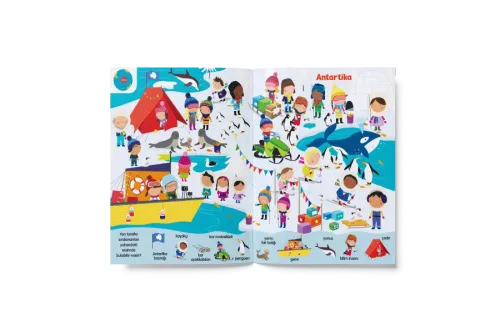 Ara & Bul - Dünyayı Keşfediyorum - Olimpos Yayınları Kitap Dolu Günler