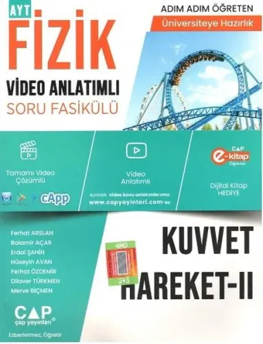 Çap Yayınları Fizik Kuvvet Hareket 2 Konu Anlatımlı Soru Bankası