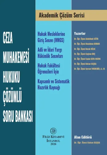 Ceza Muhakemesi Hukuku Çözümlü Soru Bankası