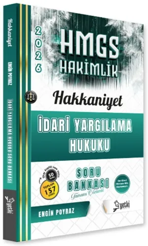 Yetki Yayınları 2026 HMGS Hakkaniyet İdari Yargılama Hukuku Soru Banka