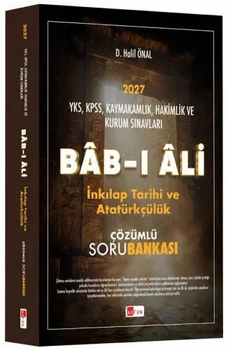 Bab-ı Ali İnkılap Tarihi ve Atatürkçülük Çözümlü Soru Bankası