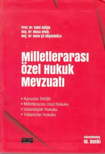 Milletlerarası Özel Hukuk Mevzuatı