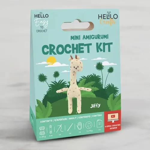 H.CRAFTS TIĞ İŞİ MİNİ AMİGURUMİ KİTİ-JIFFY