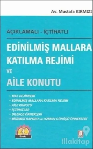 Edinilmiş Mallara Katılma Rejimi ve Aile Konutu (Ciltli)
