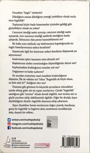 Hayır Diyebilme Sanatı Anonim Destek Yayınevi