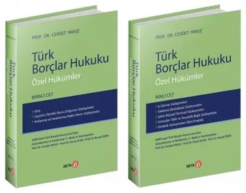 Türk Borçlar Hukuku Özel Hükümler