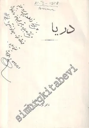 FARSÇA: DARYA -İMZALI -