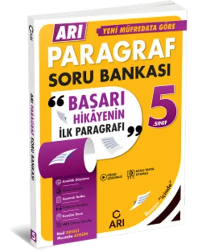 Arı Yayınları 5. Sınıf Paragraf Soru Bankası