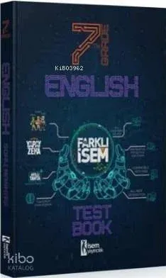 İsem 2021 7.Sınıf Farklı İsem İngilizce Soru Bankası İsem Yayıncılık