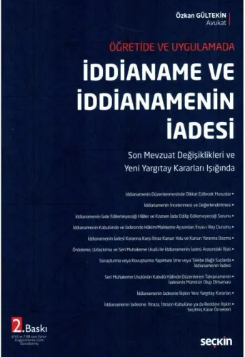 İddianame ve İddianamenin İadesi