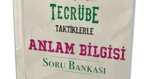Tecrübe Taktiklerle Anlam Bilgisi Soru Bankası