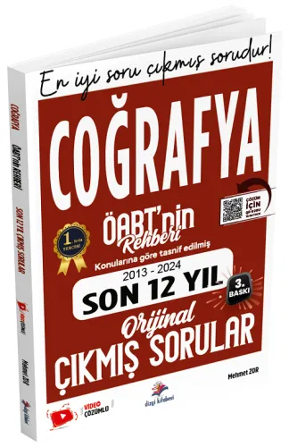 Dizgi Kitap Yayınları 2025 ÖABT Coğrafya Öğretmenliği Çıkmış Sorular S
