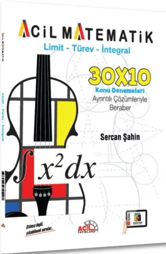 ACİL YKS AYT KONU DENEME LİMİT-TÜREV-İNTG - 2027