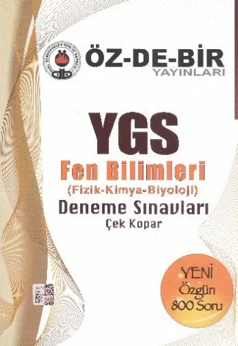 Özdebir YGS Fen Bilimler Deneme Sınavları