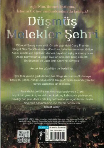 Düşmüş Melekler Şehri Ölümcül Oyuncaklar 4. Kitap Cassandra Clare Arte