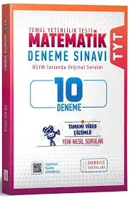 DRC TYT MATEMATİK 10 LU DENEME 2024-2025