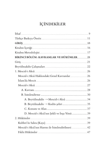 Beytülmakdis Çalışmalarına Giriş