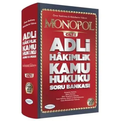 Adli Hakimlik Açıklamalı Kamu Hukuku Soru Bankası