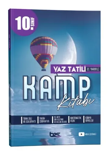 Bes Yayınları 10. Sınıf 2. Dönem Tüm Dersler Kamp Kitabı