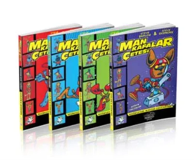 Man Kafalar Çetesi Set (4 Kitap) Steve Barlow-Steve Skidmore