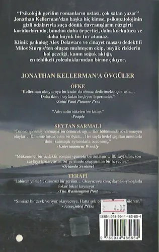 Cinnet Jonathan Kellerman Artemis Yayınları %44 indirimli