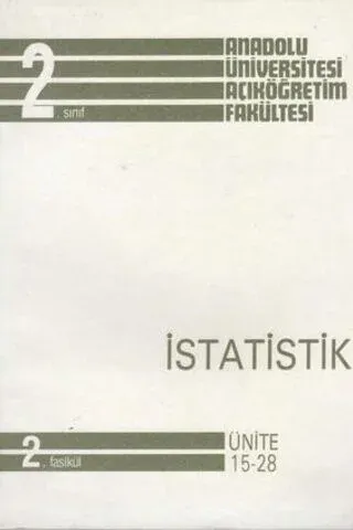 İstatistik 2. Sınıf 1. Fasikül Ünite 15-28