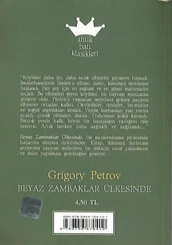 Beyaz Zambaklar Ülkesinde Grigory Petrov Lacivert %60 indirimli
