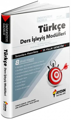 TYT AYT Türkçe Ders İşleyiş Modülleri Aydın Yayınları
