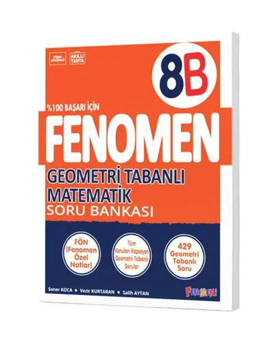 Fenomen Okul 8. Sınıf Geometri Tabanlı Matematik B Soru Bankası