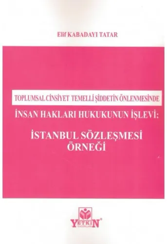 İnsan Hakları Hukukunun İşlevi: İstanbul Sözleşmesi Örneği