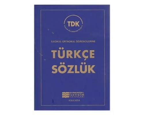 Türkçe Sözlük Mavi Kapak (İlkokul-Ortaokul)