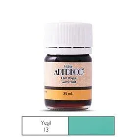 Artdeco Cam Boyası 25ml  Yeşil 13