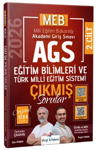 Dizgi Kitap Yayınları 2026 MEB-AGS Eğitim Bilimleri ve Türk Milli Eğit