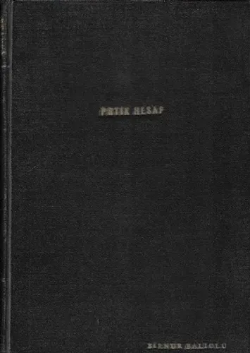 Kimyacılar Pratik Hesap 1961 Baskı Ciltli Kitap