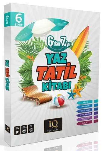 IQ Yayınları 6. Sınıf Yaz Tatil Kitabı Çözümlü