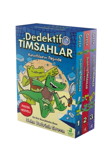 Dedektif Timsahlar 3 Kitaplık Kutulu Set (1-2-3)