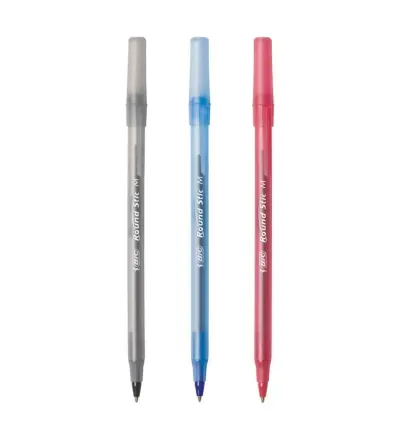 Bic Round Tükenmez Kalem 3 Renk 60'lı
