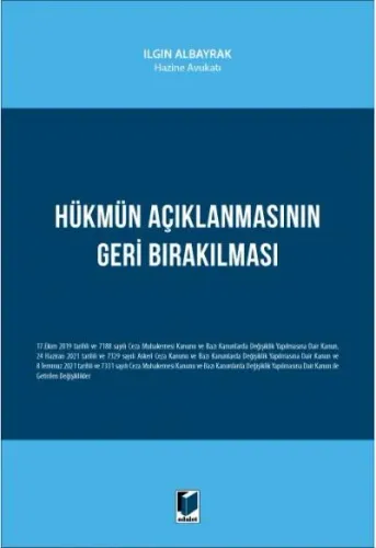 Hükmün Açıklanmasının Geri Bırakılması