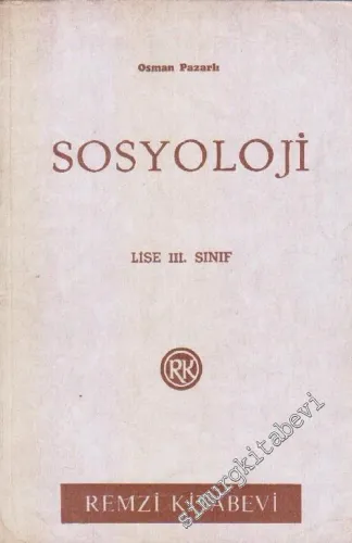 Sosyoloji : Lise 3. Sınıf -        1975