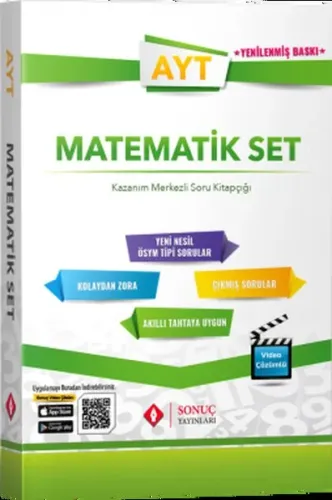 Sonuç Yayınları AYT Matematik Kazanım Merkezli Soru Bankası Seti Yenil