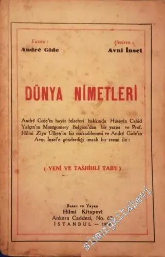 Dünya Nimetleri -        1939