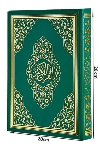 Kuranı Kerim Bilgisayar Hatlı Rahle Boy Yeşil Renk