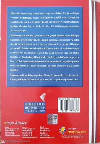 Kolay Yöntemlerle Rusça Dilbilgisi (Cd Ekli) Susanna Margaryan Beşir K