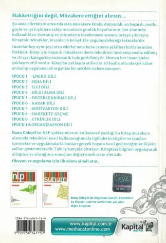 Müzakere / Stratejik İlişki Kurma Banu Gökçül Kapital Medya %65 indiri